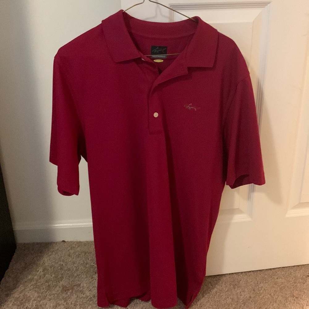Never Worn - Large Maroon Greg Norman Golf Polo